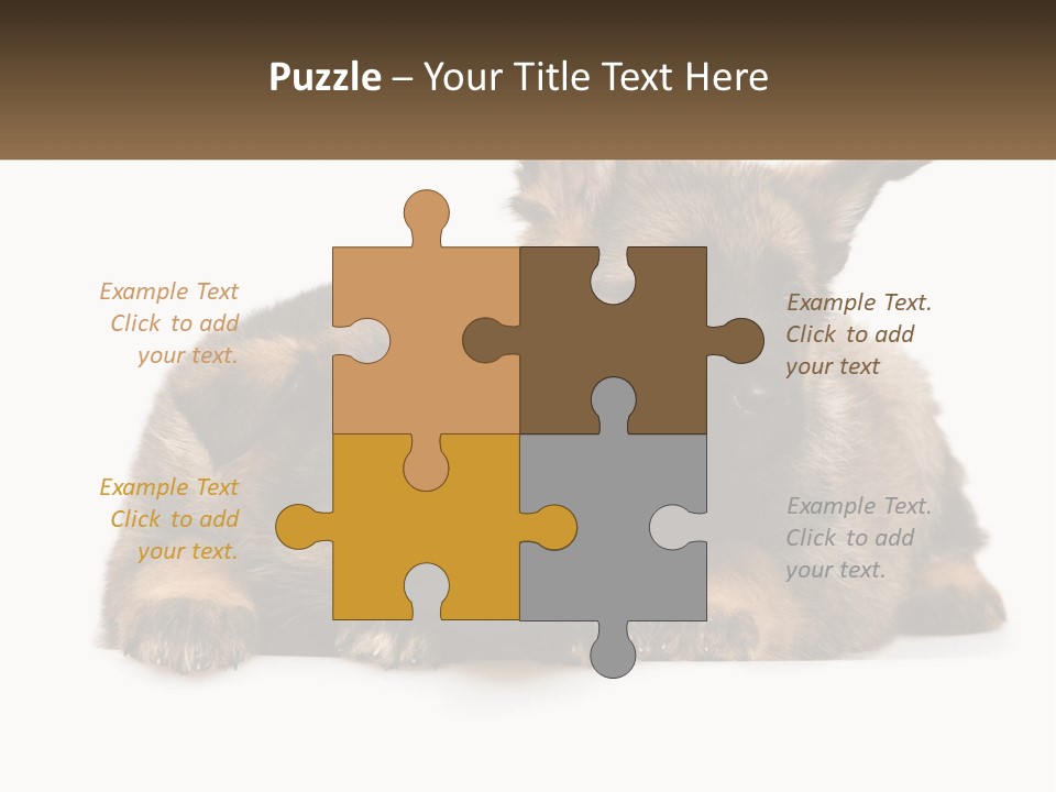 German Fun Obedient PowerPoint Template