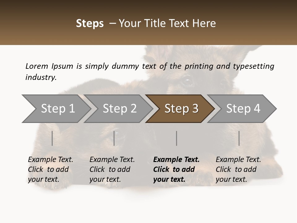 German Fun Obedient PowerPoint Template