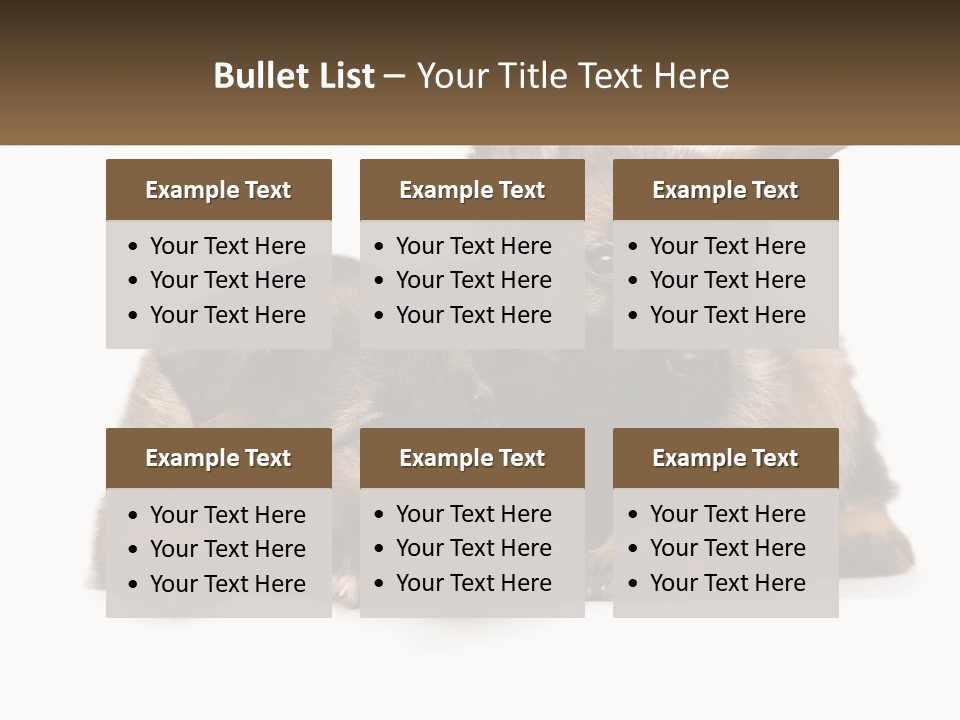 German Fun Obedient PowerPoint Template