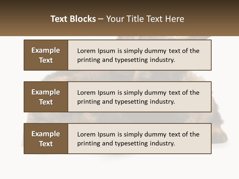 German Fun Obedient PowerPoint Template