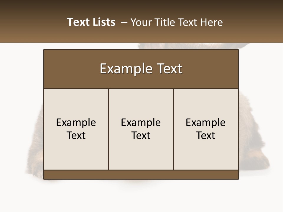 German Fun Obedient PowerPoint Template