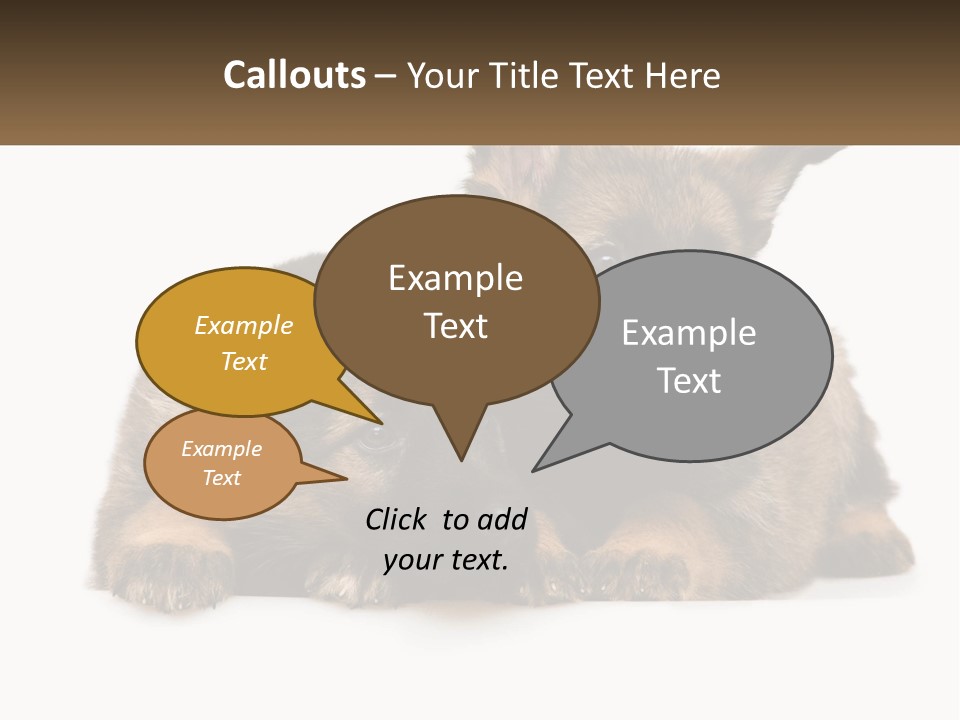 German Fun Obedient PowerPoint Template