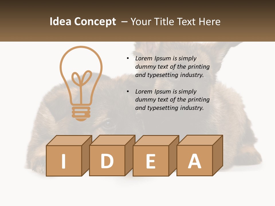 German Fun Obedient PowerPoint Template