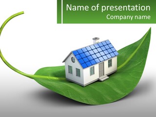 Ecology Roof Tech PowerPoint Template