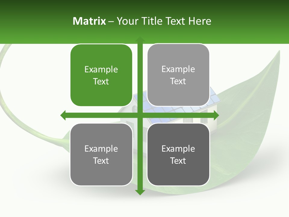Ecology Roof Tech PowerPoint Template