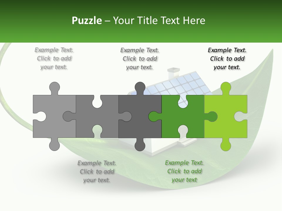 Ecology Roof Tech PowerPoint Template