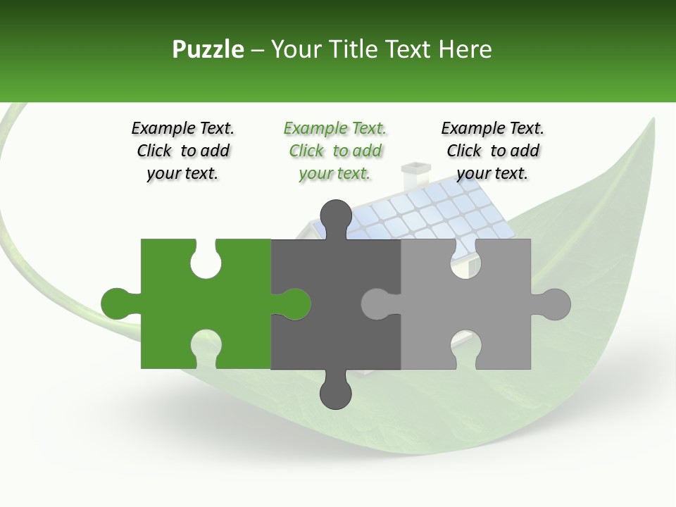 Ecology Roof Tech PowerPoint Template