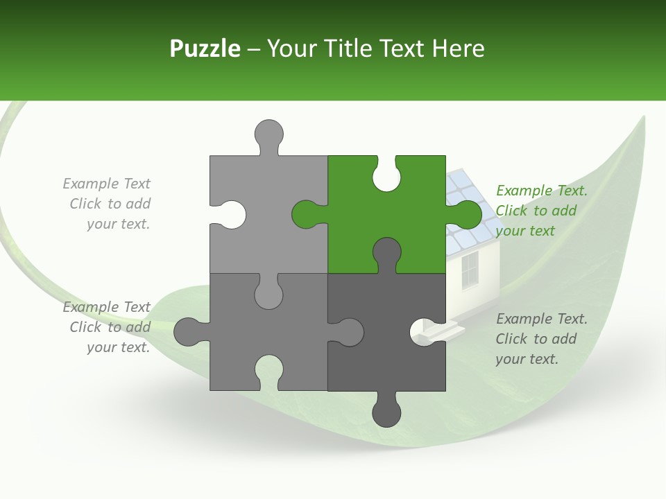 Ecology Roof Tech PowerPoint Template