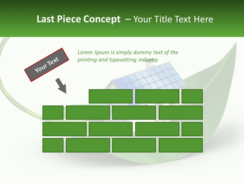 Ecology Roof Tech PowerPoint Template
