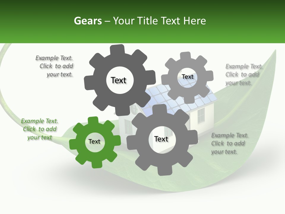 Ecology Roof Tech PowerPoint Template