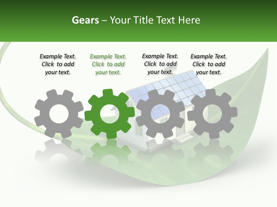 Ecology Roof Tech PowerPoint Template