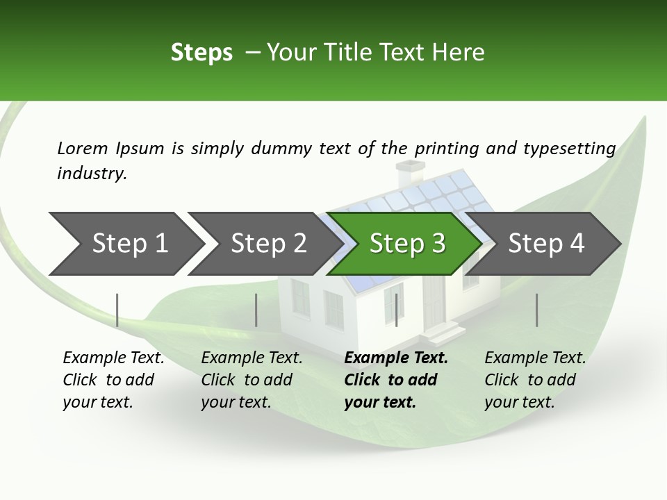Ecology Roof Tech PowerPoint Template