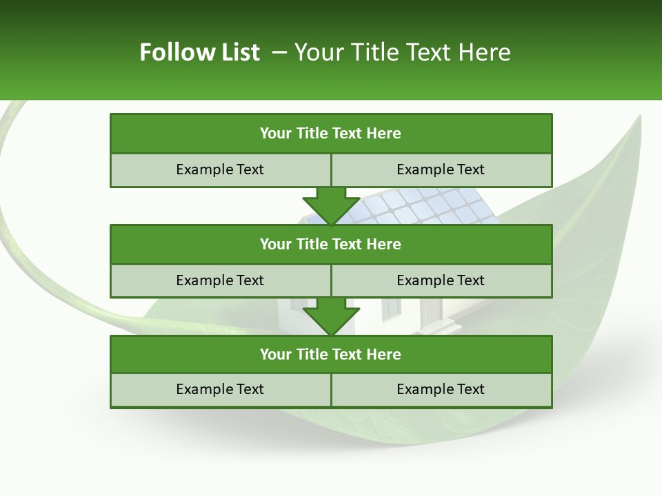 Ecology Roof Tech PowerPoint Template