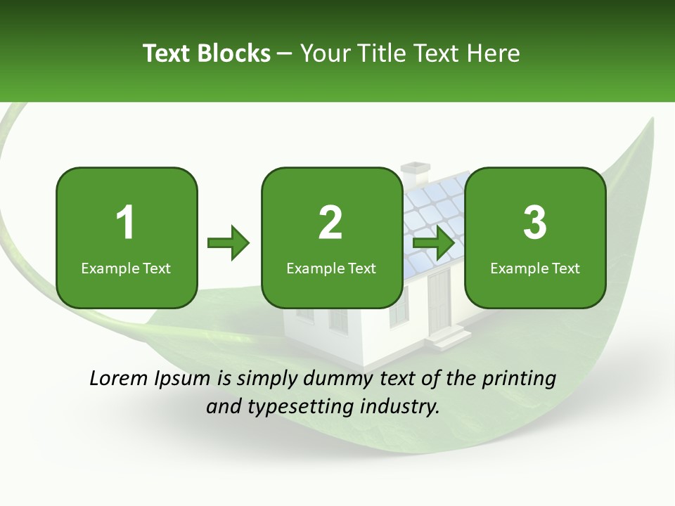 Ecology Roof Tech PowerPoint Template
