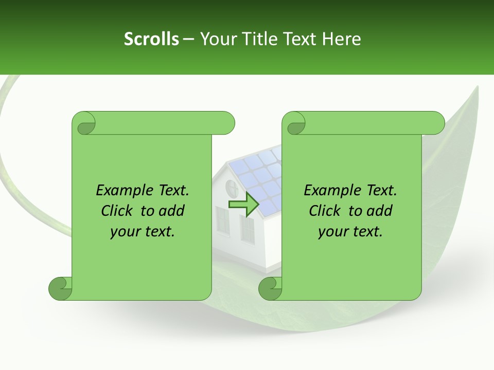 Ecology Roof Tech PowerPoint Template