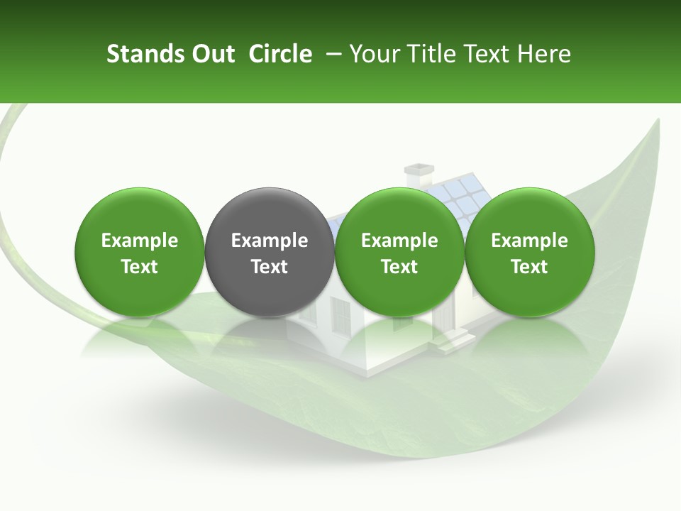 Ecology Roof Tech PowerPoint Template