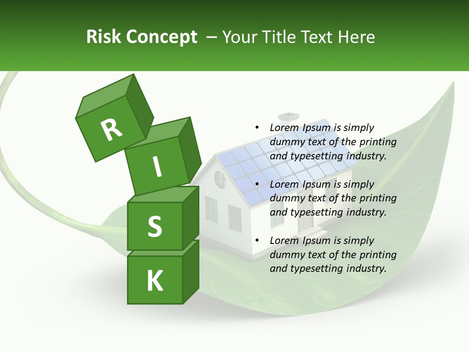 Ecology Roof Tech PowerPoint Template