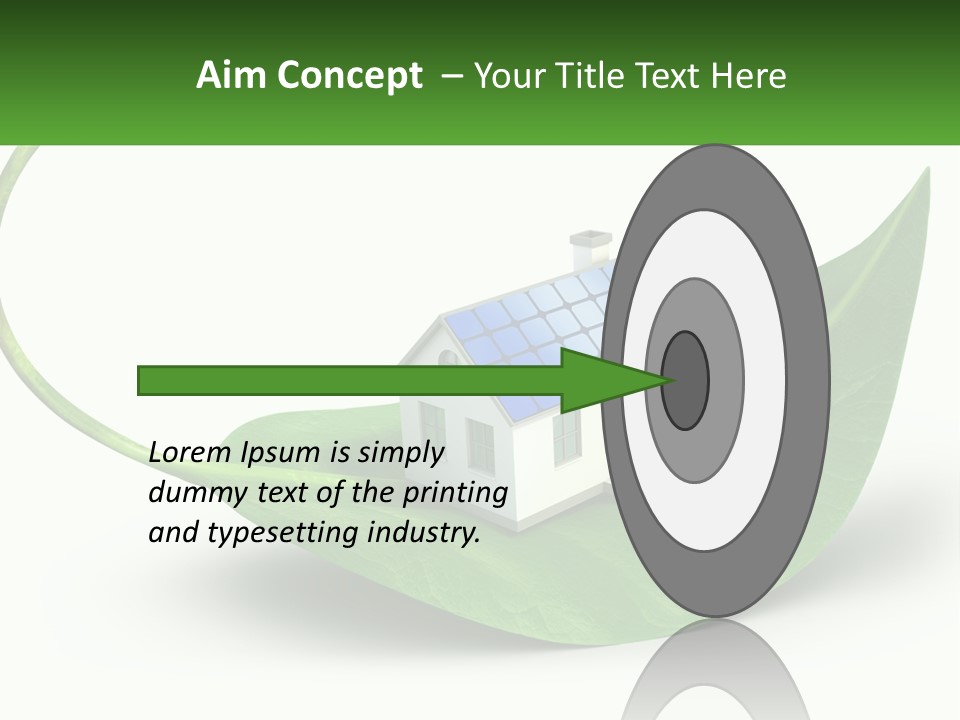 Ecology Roof Tech PowerPoint Template