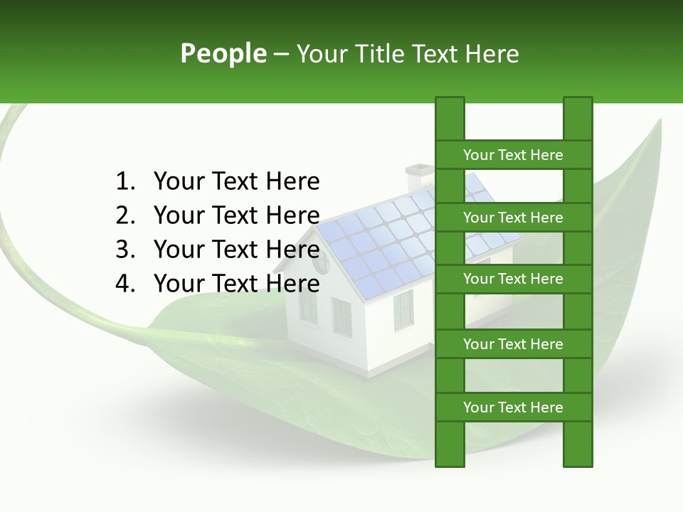 Ecology Roof Tech PowerPoint Template