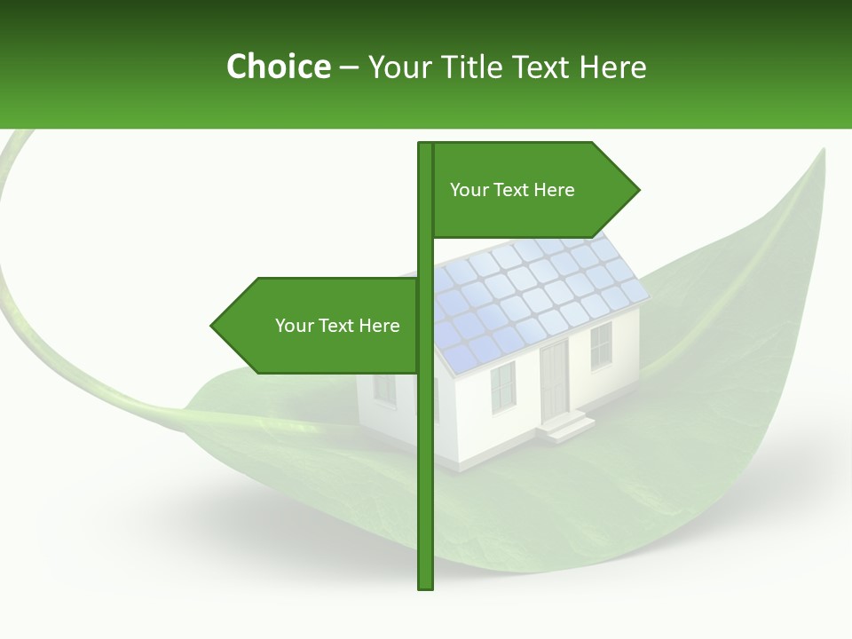 Ecology Roof Tech PowerPoint Template