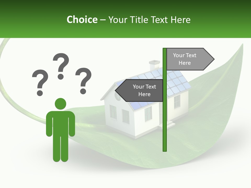 Ecology Roof Tech PowerPoint Template