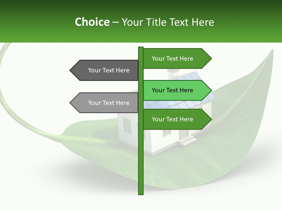 Ecology Roof Tech PowerPoint Template