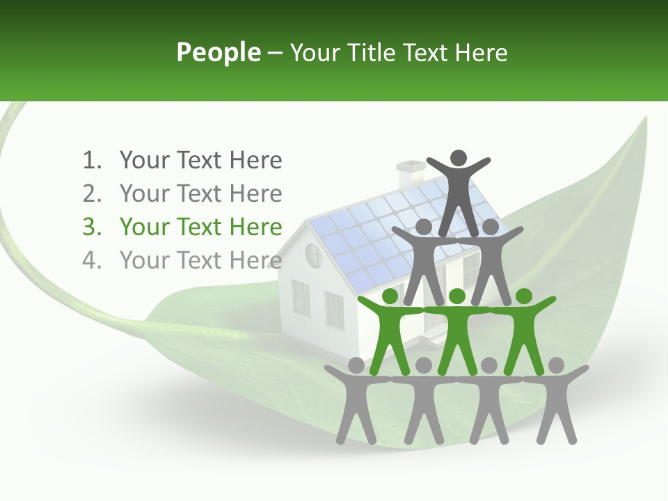 Ecology Roof Tech PowerPoint Template