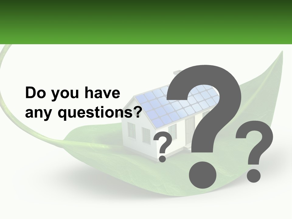 Ecology Roof Tech PowerPoint Template