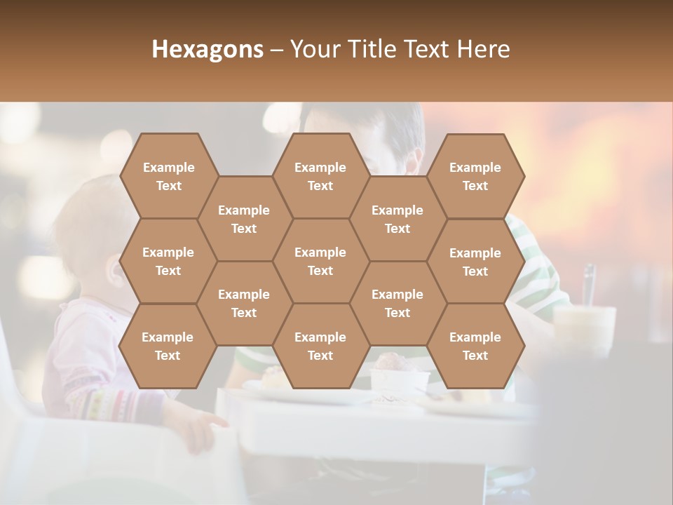 Horizontal Female Young PowerPoint Template