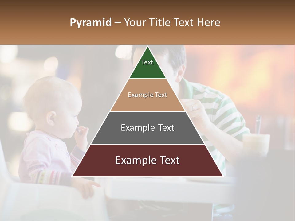 Horizontal Female Young PowerPoint Template