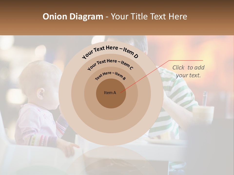 Horizontal Female Young PowerPoint Template