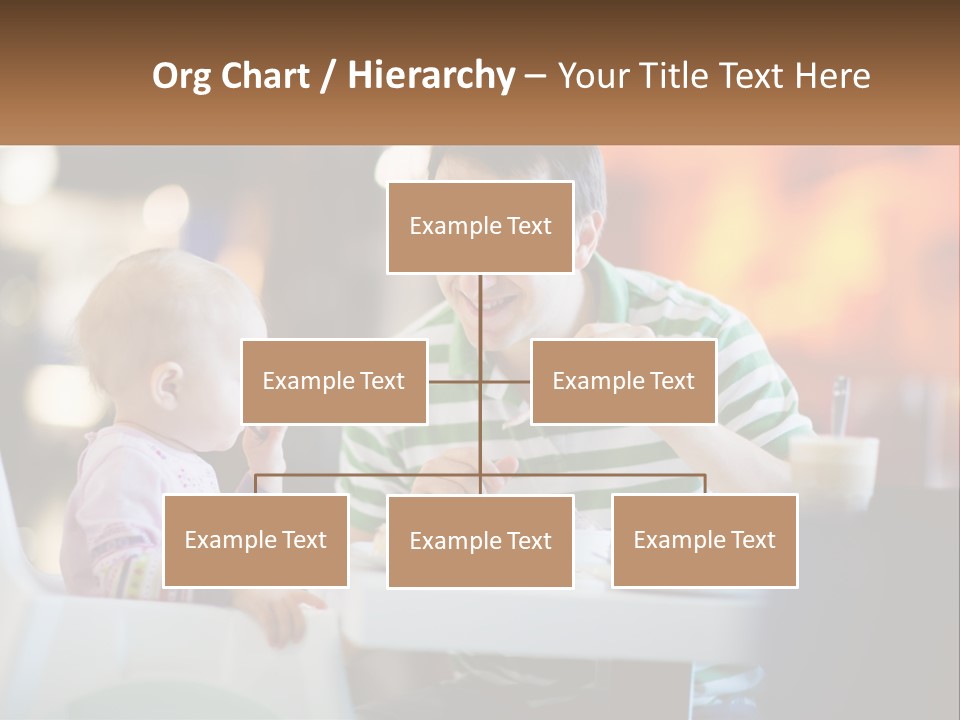 Horizontal Female Young PowerPoint Template