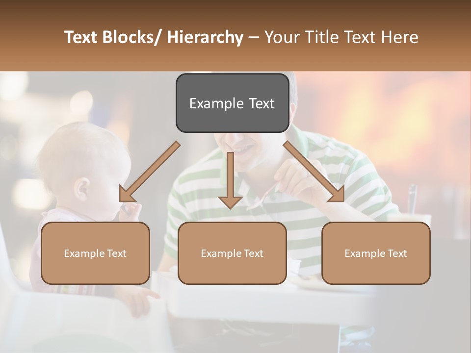 Horizontal Female Young PowerPoint Template
