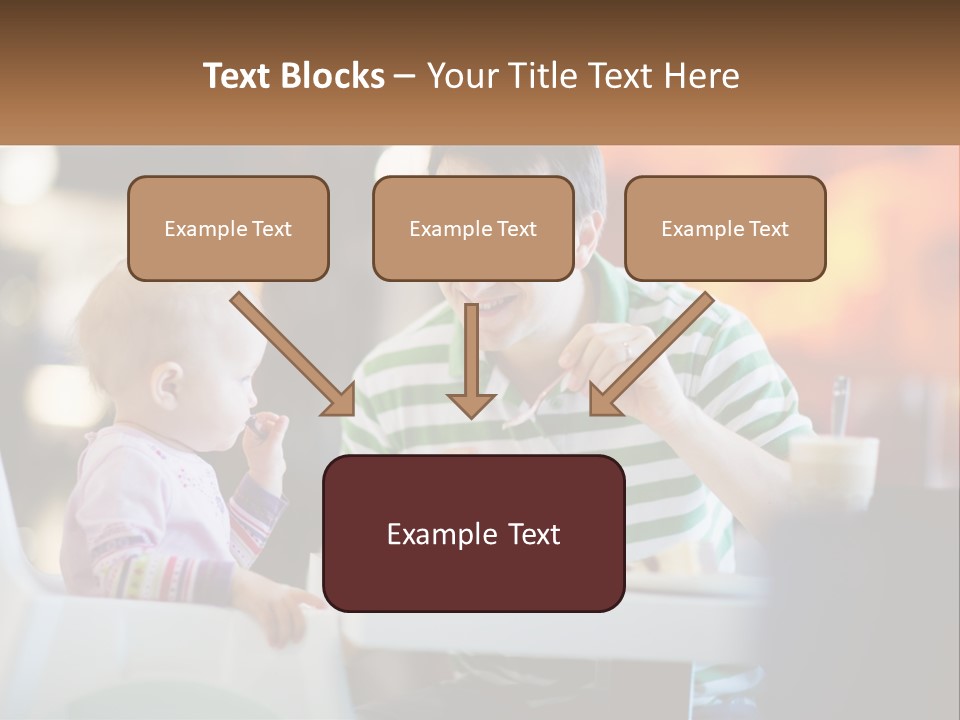 Horizontal Female Young PowerPoint Template