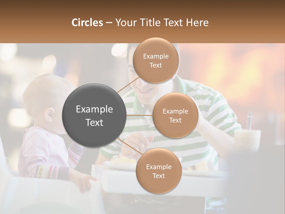 Horizontal Female Young PowerPoint Template