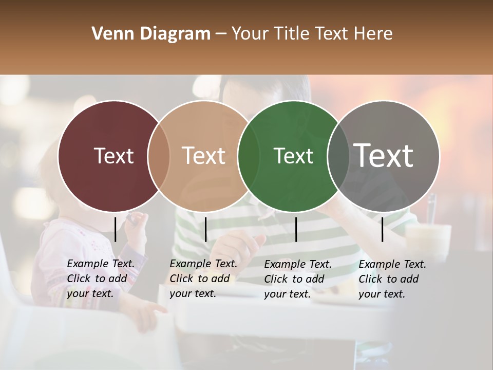 Horizontal Female Young PowerPoint Template