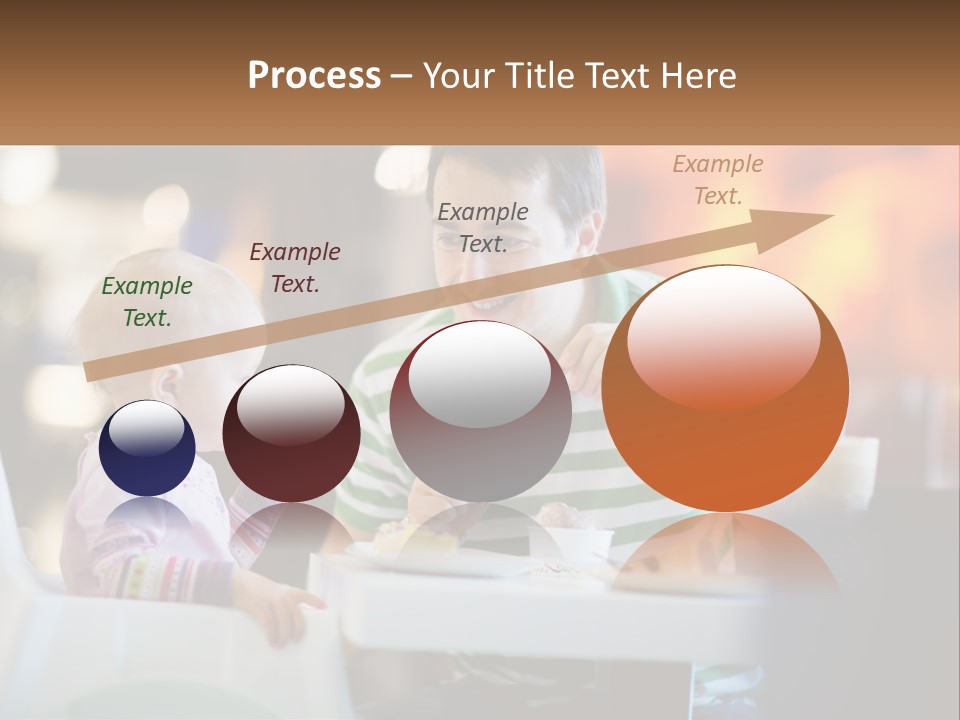 Horizontal Female Young PowerPoint Template