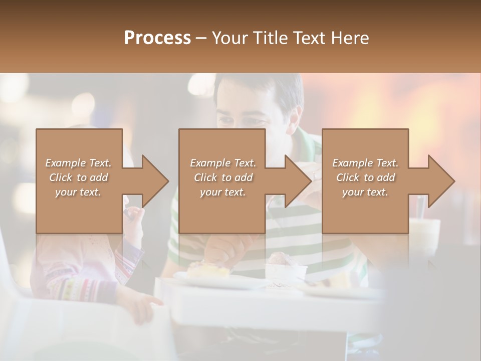 Horizontal Female Young PowerPoint Template