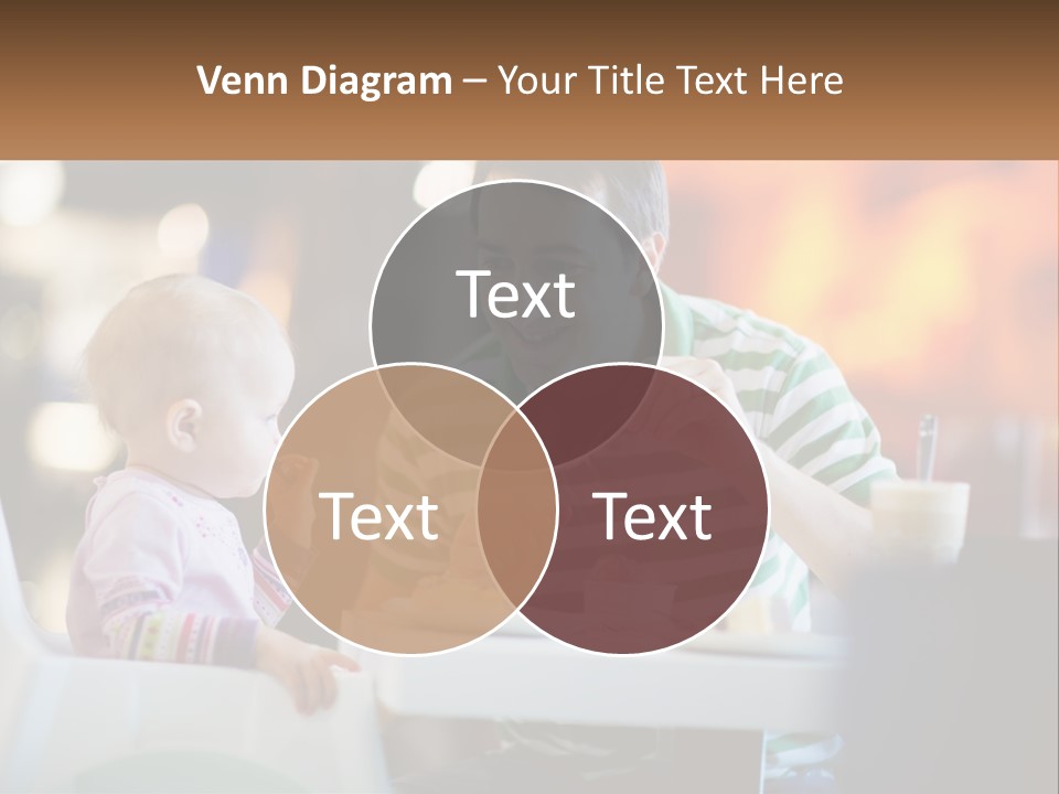 Horizontal Female Young PowerPoint Template