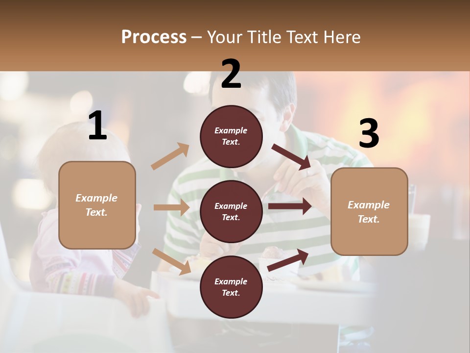 Horizontal Female Young PowerPoint Template