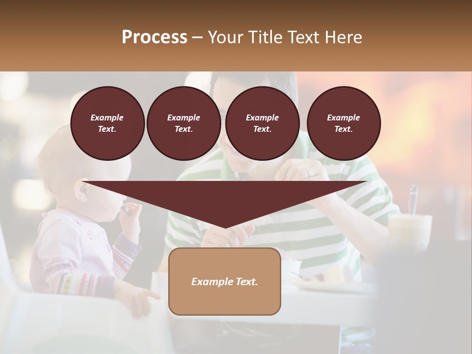 Horizontal Female Young PowerPoint Template