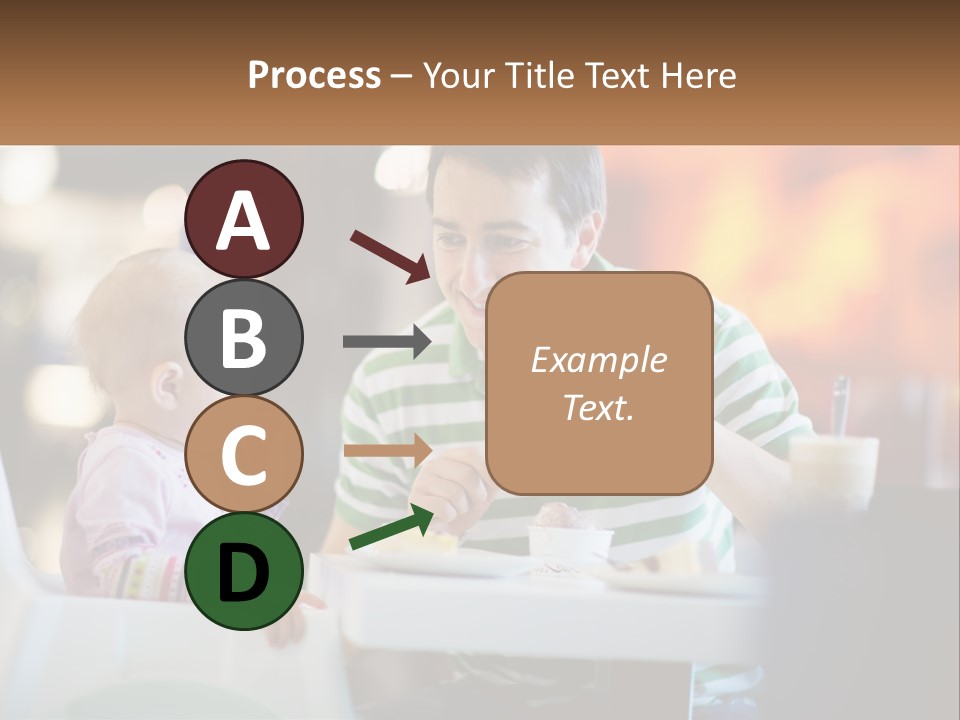 Horizontal Female Young PowerPoint Template