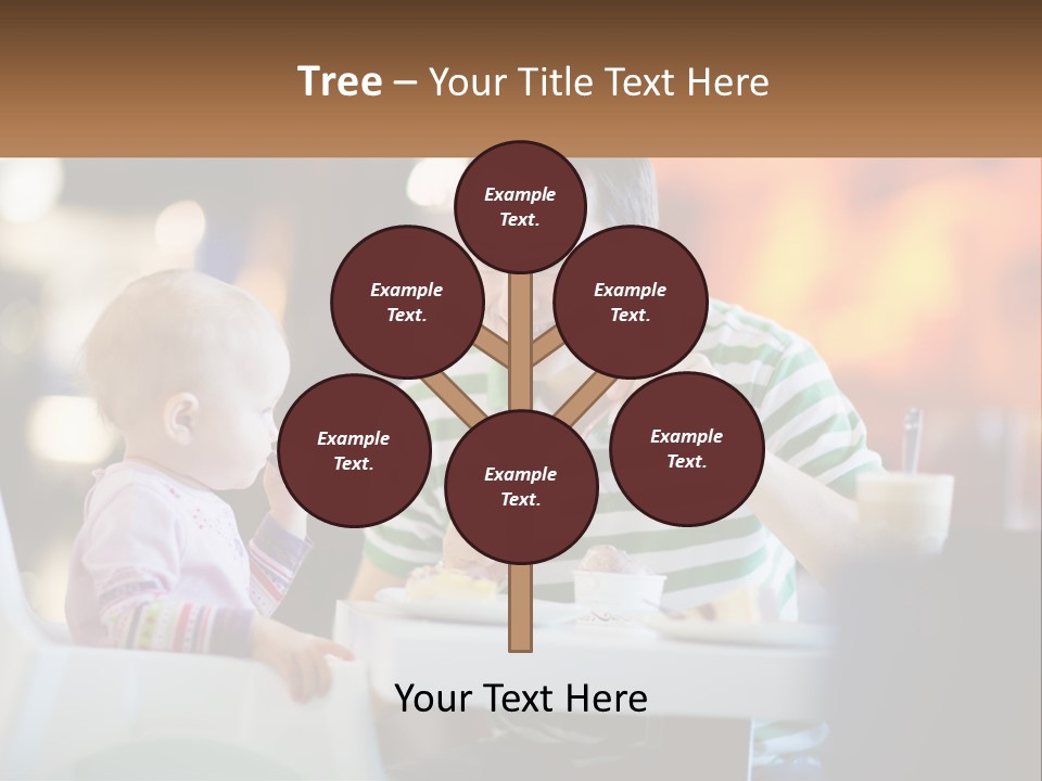 Horizontal Female Young PowerPoint Template