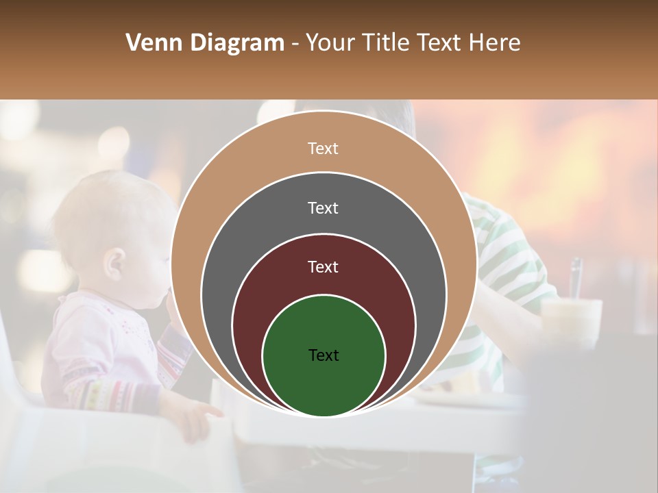 Horizontal Female Young PowerPoint Template