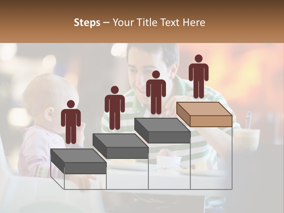 Horizontal Female Young PowerPoint Template