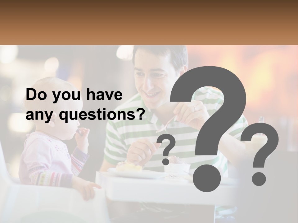 Horizontal Female Young PowerPoint Template