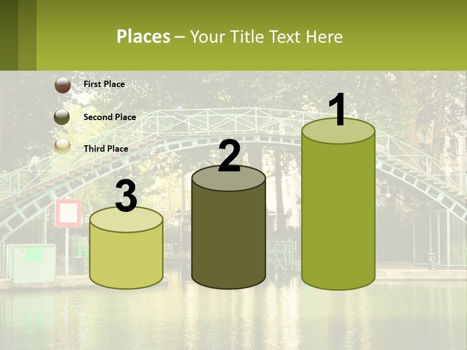 Green Transportation Cityscape PowerPoint Template