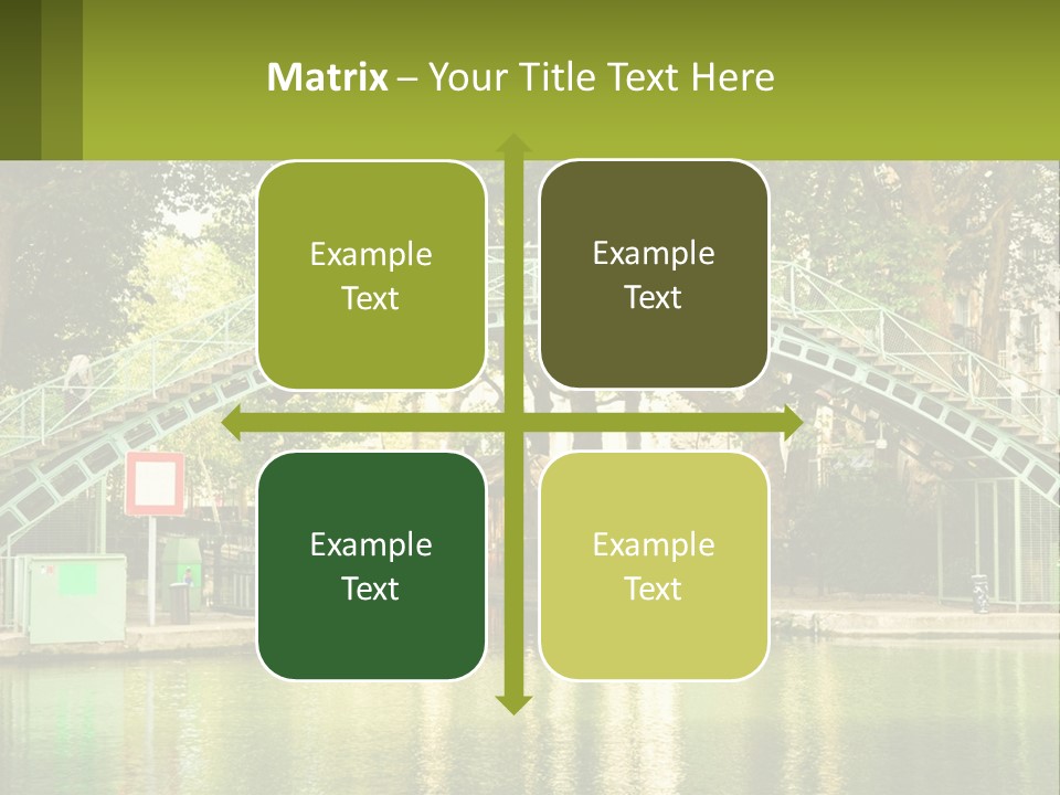 Green Transportation Cityscape PowerPoint Template