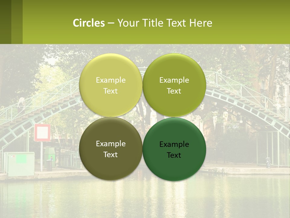 Green Transportation Cityscape PowerPoint Template