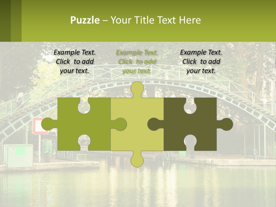 Green Transportation Cityscape PowerPoint Template